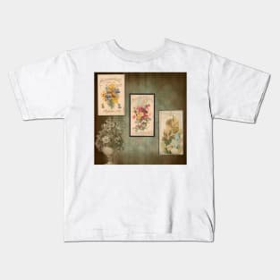 Old Time Flower Still Life Kids T-Shirt